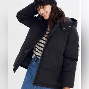 Madewell water resistant puffer jacket